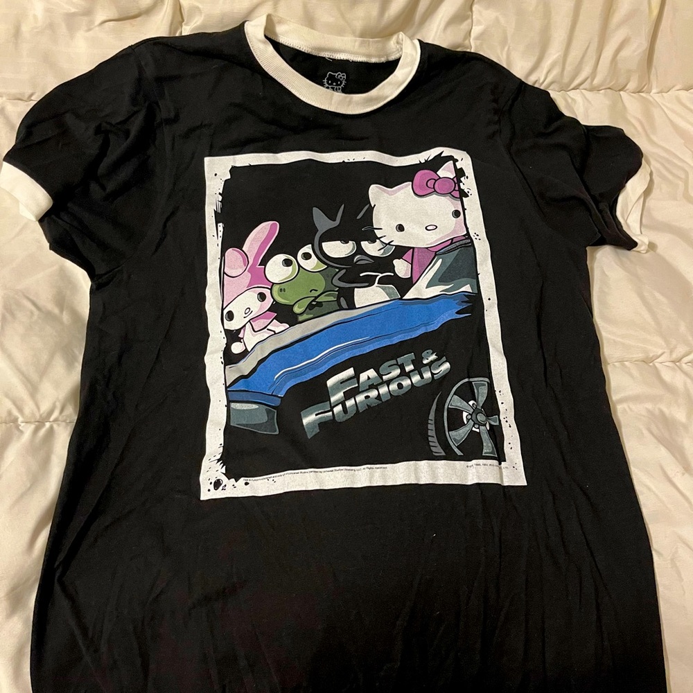 Universal Studios Orlando Exclusive Hello Kitty x Fast and Furious tee
